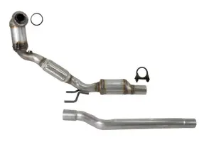 228597 Mac Auto Parts Dual Catalytic Converter Flex Pipe For Volkswagen Tiguan 2018 2020 2021 2024 Awd