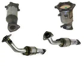 39826 Mac Auto Parts Front And Rear Catalytic Converters Fits Pathfinder With California Emissions 96-00