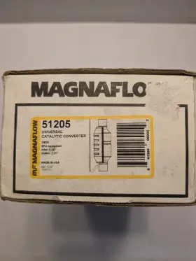 51205-fbhb Magnaflow Exhaust Products New 51205 Universal High-low Catalytic Converter Round 2.25 Inch In / Out