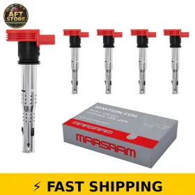 Marsram Uf575 Ignition Coil Pack For Vw Audi 5pcs