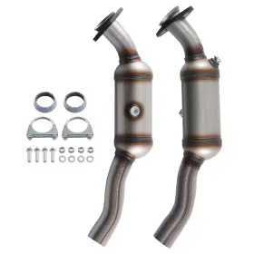 71k82e Maxpeedingrods 2x Catalytic Converter For Jaguar Xj8 4.2l 2004-2009 Stainless Steel Epa &obd-ii