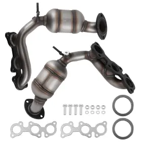 Ej1l0a Maxpeedingrods Left And Right Catalytic Converters Set For Toyota Sienna 3.3l Fwd 2004-2006