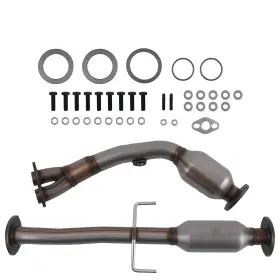 Ekcqa7 Maxpeedingrods Front Rear Catalytic Converter Set For Toyota Tacoma 2.7l 2000-2004 Epa Ceramic