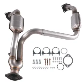 Eo37ld Maxpeedingrods Catalytic Converter For Gmc Sierra 2500 5.3l 1999-2000 Stainless Steel