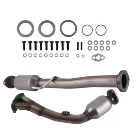 G60uem Maxpeedingrods Front And Rear Catalytic Converter For Toyota Tacoma 2.7l 2000-2004 Epa 400cpsi