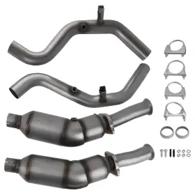 Gvd8h1 Maxpeedingrods Left&right Catalytic Converter Kit For Land Rover Range 5.0l 2014-2019 Gvd8h1 Maxpeedingrods Left&right Catalytic Converter Kit For Land Rover Range 5.0l 2014-2019