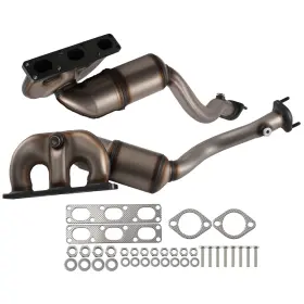 H0c89b Maxpeedingrods 2x Catalytic Converter With Gasket Kit For Bmw X5 530i/525i 3.0l 2001-2006 Epa