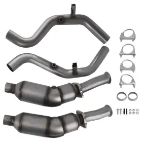 Sport5.0l Maxpeedingrods Iyb4ke Pair Catalytic Converter Kit For Land Rover Range 2015-2019