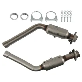 O9l34r Maxpeedingrods Front Left &right Catalytic Converter For Ford Mustang 3.7l 2011-2014 Direct Fit