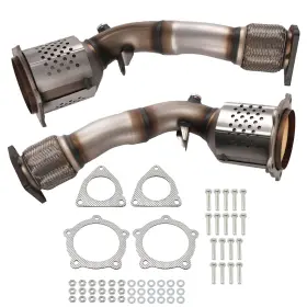 U0afgc Maxpeedingrods Front Catalytic Converter For Porsche Cayenne Gts S 4.8l V8 2008 2009 2010 Epa