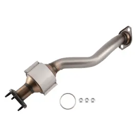 Ujq2mv Maxpeedingrods Rear Catalytic Converter With Heat Shield For Honda Fit 1.5l 2009-2013 L4