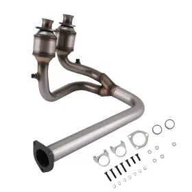 Uq0z2i Maxpeedingrods Front Y-pipe Catalytic Converter Kit For Jeep Wrangler 4.0l 2000 2001 2002 2003