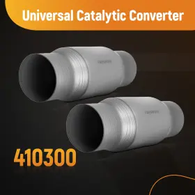 Wsbh74 Maxpeedingrods 2x 3 Inch Inlet/outlet Universal Catalytic Converter 4 Body Epa Approved