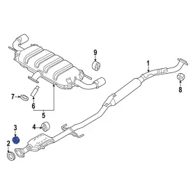 Mazda Oe Py8813465a For Cx-9 2016-2023 Catalytic Converter Nut