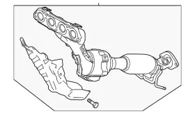 Pe19-20-50xc Mazda Genuine Mnfd With Converter