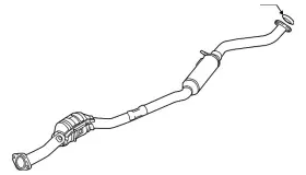 Pej5-20-55x Mazda Genuine Catalytic Converter