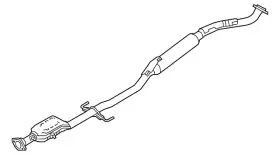 Py78-20-55x Mazda Genuine Converter And Pipe