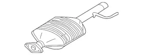 Zzcb-20-500 Mazda Genuine Catalytic Converter