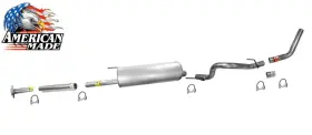 162961 Medallion Auto Parts Muffler Exhaust System For Ford F150 4.6 5.4l 126 145 157 Wheel Base 2009-2010