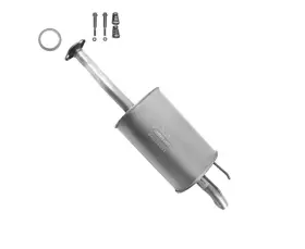 166338 Medallion Auto Parts Rear Oe Style Muffler W Gasket For 12-15 Honda Civic 1.5l And 1.8l 18307 Tr6 A01