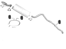 183405 Medallion Auto Parts Fits 1995 Chevrolet S10 Blazer 4 Doors 4.3l Muffler And Converter Exhaust