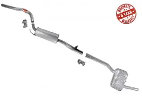 183807 Medallion Auto Parts 03-04 Focus 2.3l Z 4 Door / 05-07 2.0l Sedan Muffler Exhaust Pipe System