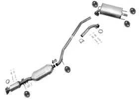 183907 Medallion Auto Parts Rr Catalytic Converter Mid Muffler Rear Exhaust System Highlander 01-03