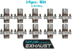 189355 Medallion Auto Parts 2 Inch Exhaust Spherical Joint Repair Flange Universal Spring Bolt 10pc Kit