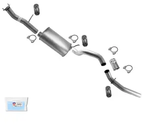 189927 Medallion Auto Parts Exhaust Muffler Pipes Fits 2007-2010 Gm Silverado 2500hd 6.0 With 133 Inch Wheelbase