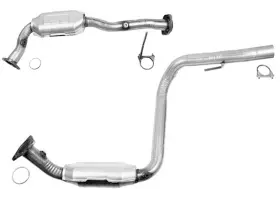 230266 Medallion Auto Parts For Cadillac Escalade 2002 2003 2006 6.0l Left Right Catalytic Converters Y Pipe