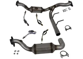 231068 Medallion Auto Parts For Ford F150 Turbo 2015 2019 2020 3.5l Heavy Duty 5 Inch Catalytic Converter Pipe