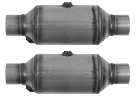231744 Medallion Auto Parts Made In Usa 2 Universal Catalytic Converters Epa Approved 3.00 Inch X 18.0 Oal 5 Od