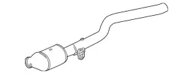 166-490-04-56 Mercedes-benz Genuine Center Pipe
