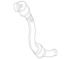 Mercedes-benz 167-490-66-05 Genuine Mercedes-benz Catalytic Converter