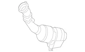 276-140-94-13 Mercedes-benz Genuine Exhaust Gas Line