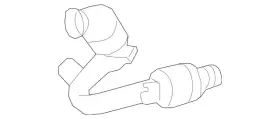 Mercedes-benz 463-490-74-00 Genuine Mercedes-benz Converter And Pipe