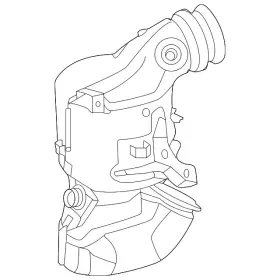 6541406904 Mercedes-benz Genuine Exhaust Gas Line