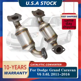 42113 Metetao Front Lh Rh Catalytic Converter For 2011-2016 Dodge Grand Caravan 3.6l V6