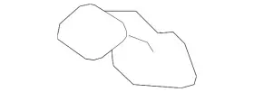 Mitsubishi 1570c429 Genuine Front Pipe