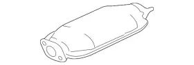 Mn156579 Mitsubishi Genuine Catalytic Converter