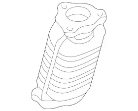 Mitsubishi Mr340065 Genuine Catalytic Converter