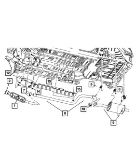 Mopar 05085700ab Genuine Catalytic Converter 5085700ab