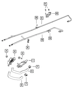 68044894ad Mopar Genuine Particulate Filter Tube