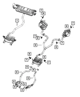 68378100ac Mopar Genuine Cat Converter Maniverter Right