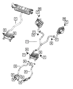 68629793aa Mopar Genuine Cat Converter Maniverter Right Rear