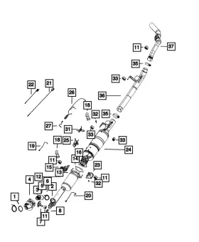 68724305aa Mopar Genuine Exhaust Converter