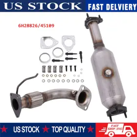 Shop2024 Motor 6h28826/45109 Exhaust Front Flex Pipe And Catalytic Converter For Honda Accord 2003-2007 2.4l