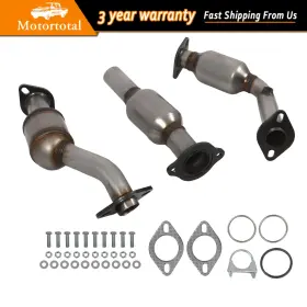 16336 Motortotal6 For 2005-2007 Ford Freestyle Five Hundred 3.0l Front And Rear Catalytic Converter