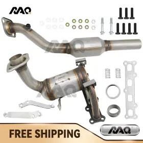 Ncaco00054 Naq 2x Catalytic Converter Fits Jeep Compass 2007-2015 2016 2017 Patriot 2.4l 4wd
