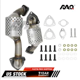 Ncaco00058 Naq Both Catalytic Converters For Lincoln Mkt 3.5l Turbocharged 2010-2019